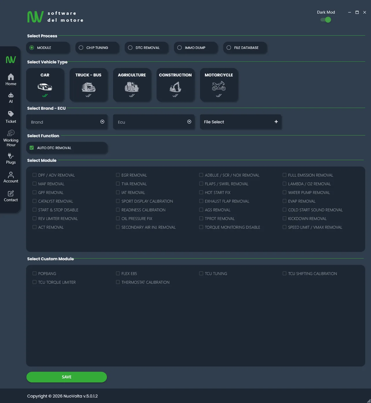 NuoVolta Dark Mode