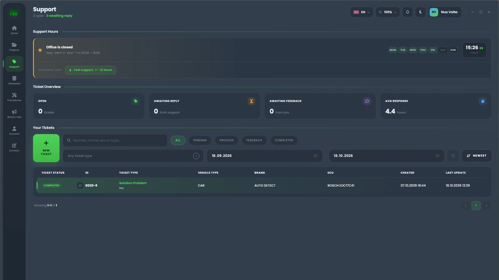 Ticket System