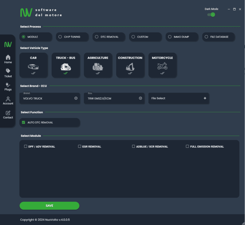 NuoVolta Client v4